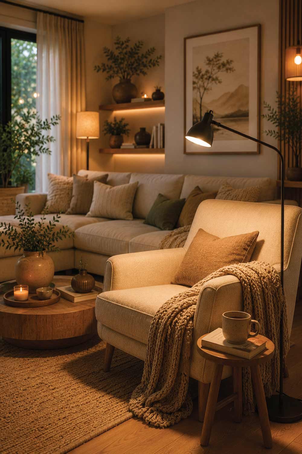 LED Reading Floor Lamps With Focused Light