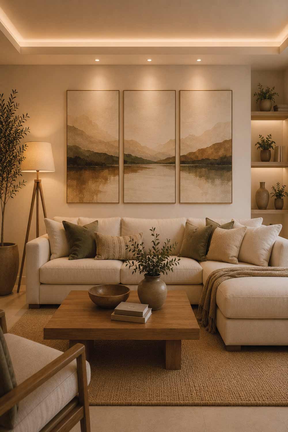 Triptych Canvas for Visual Balance