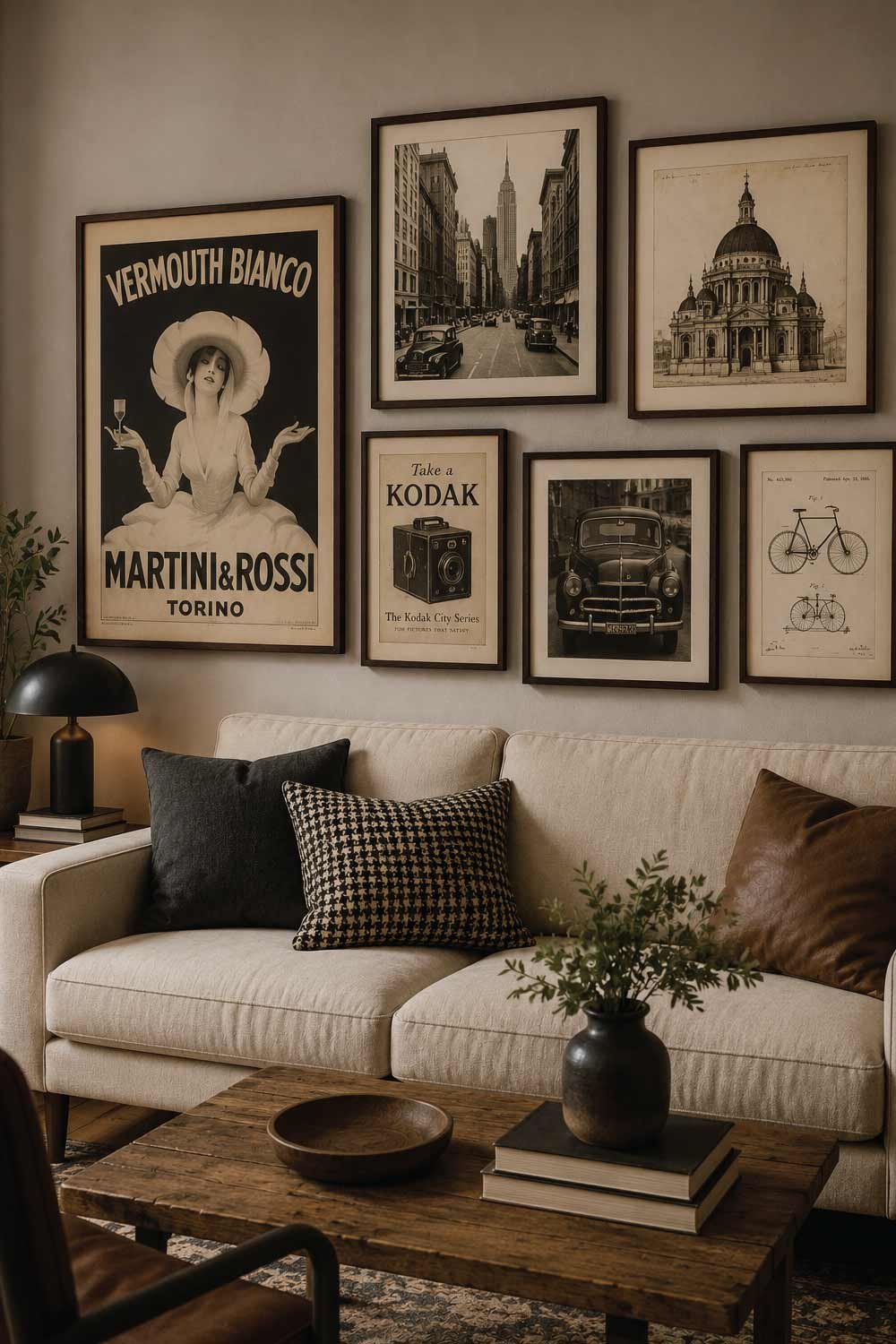 Vintage or Retro Black and White Prints
