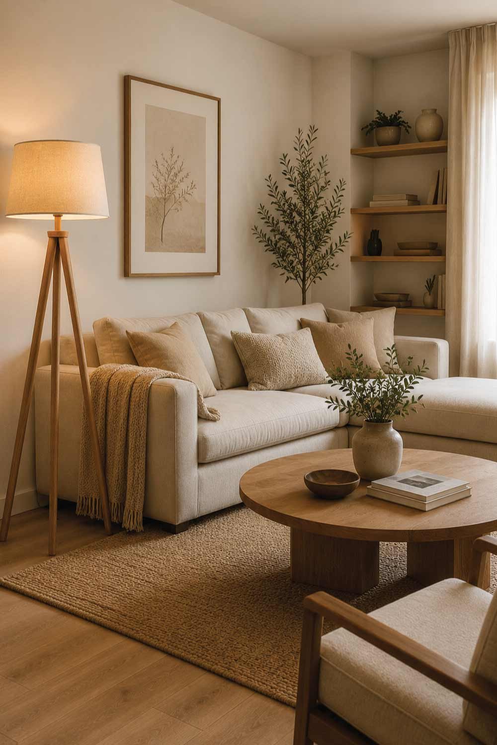 Wooden Floor Lamps for Warm Minimalism