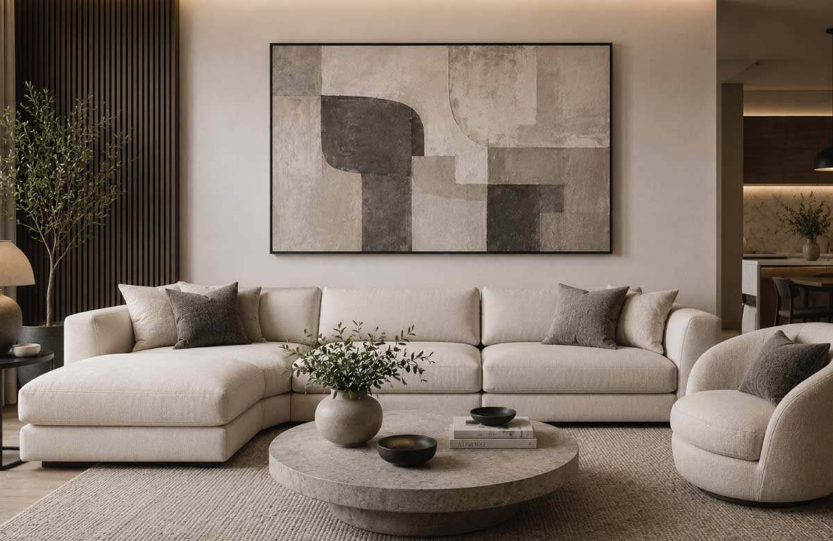 Abstract Art in Monochromatic Palettes