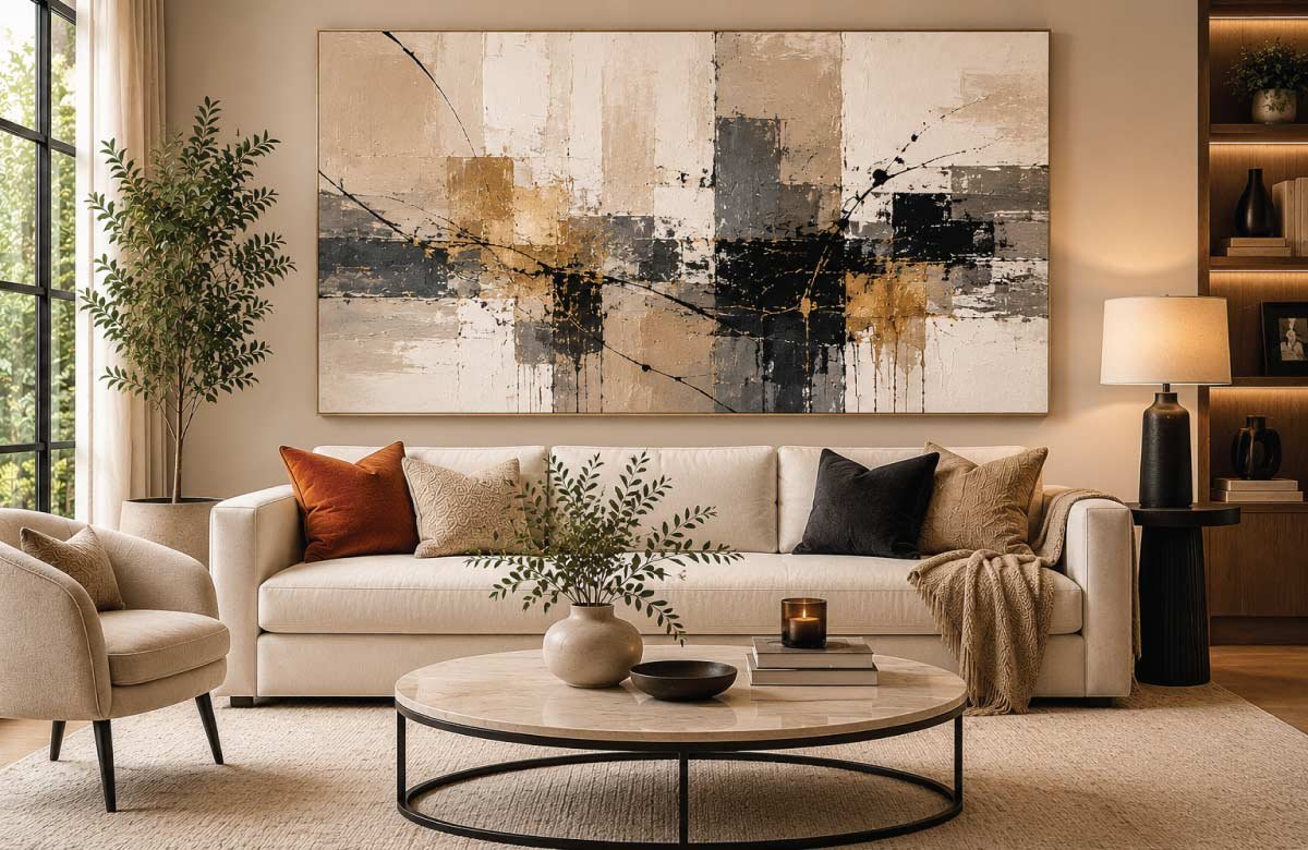 Abstract Canvas Painting
