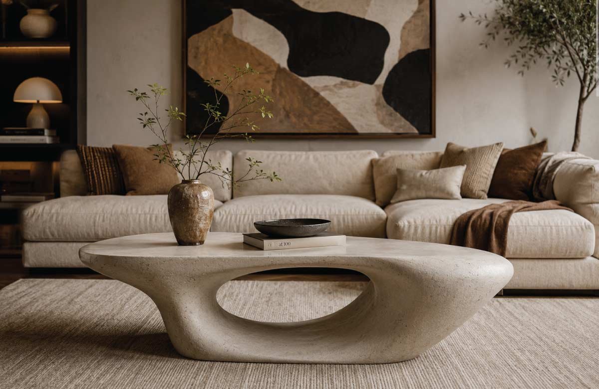 Abstract Sculptural Coffee Table