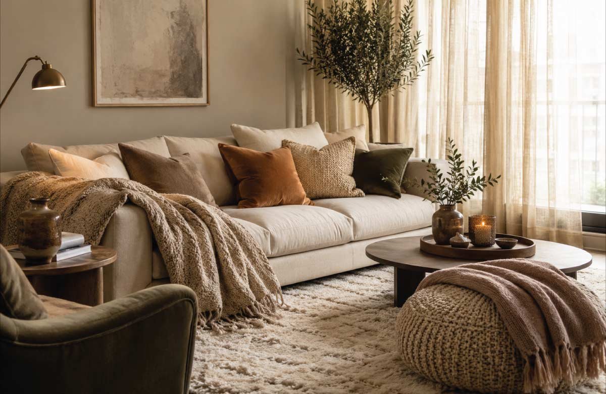 Add Soft Textiles for Comfort