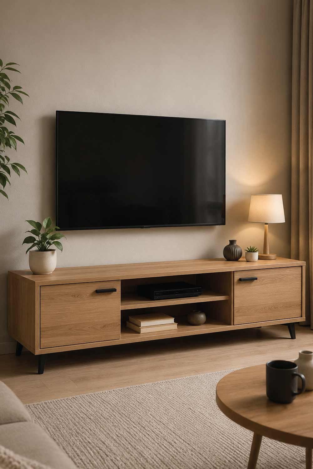 Affordable Wooden TV Units for Living Rooms