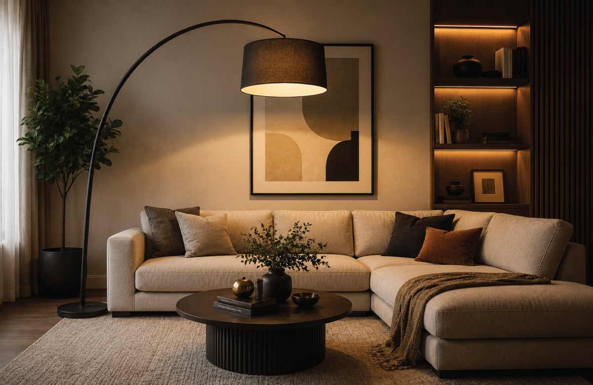 Arc Floor Lamp for a Statement Look
