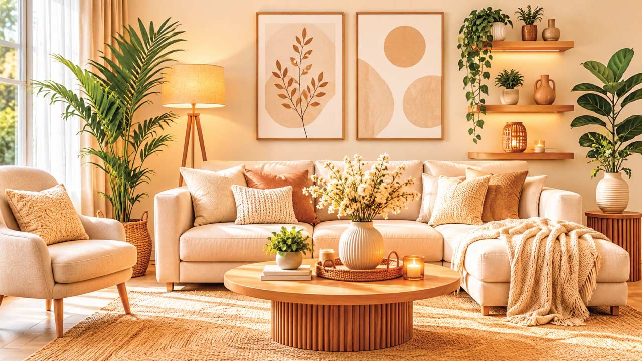Beige Living Room Decor Ideas