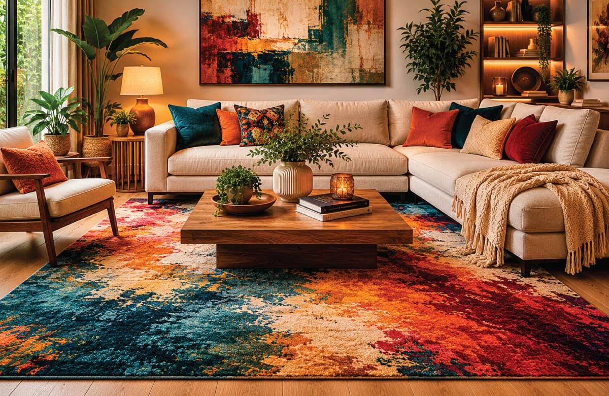 Bold Color Statement Rugs