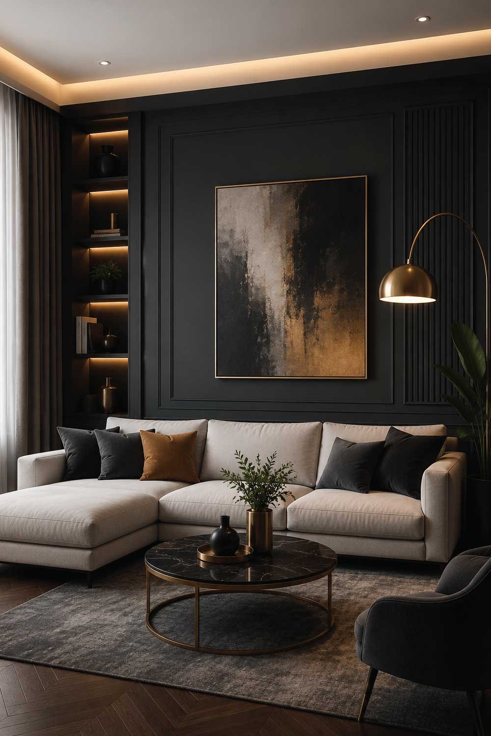 Charcoal Gray for High-End Modern Interiors