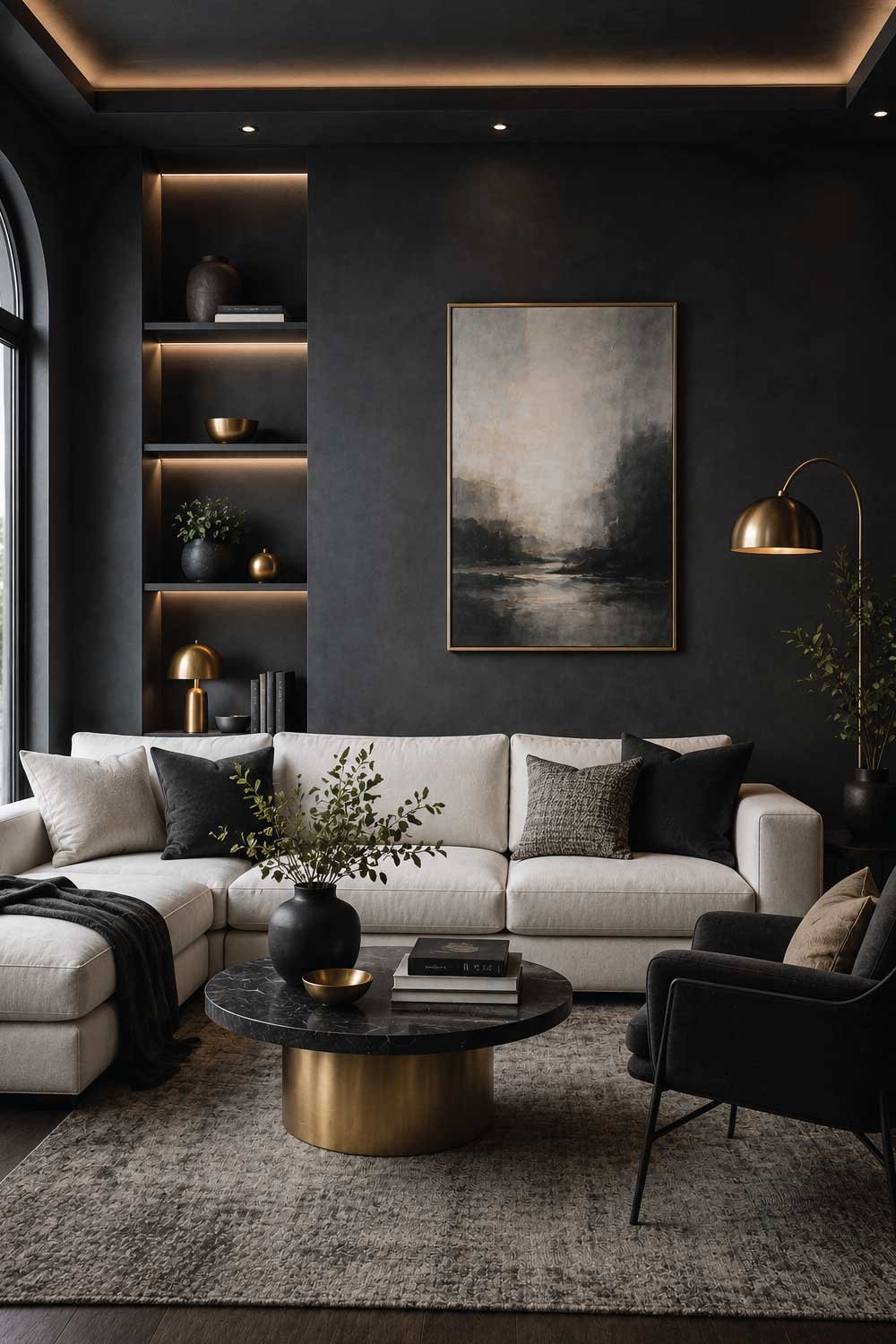 Charcoal Gray for Modern Drama and Depth