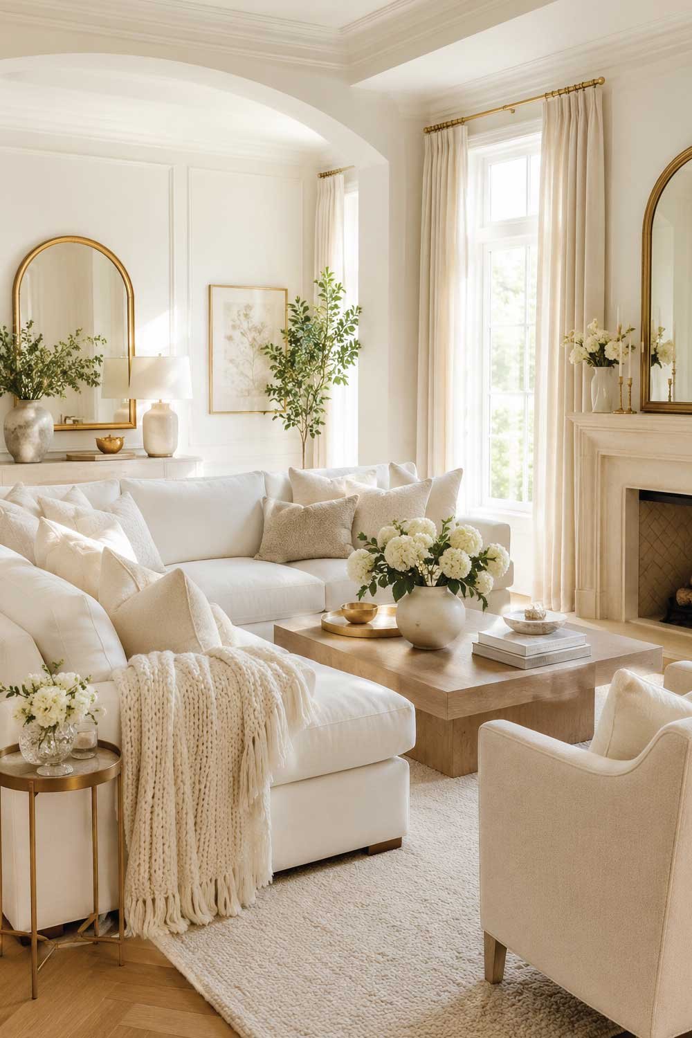 Cream White for Bright Cozy Elegance