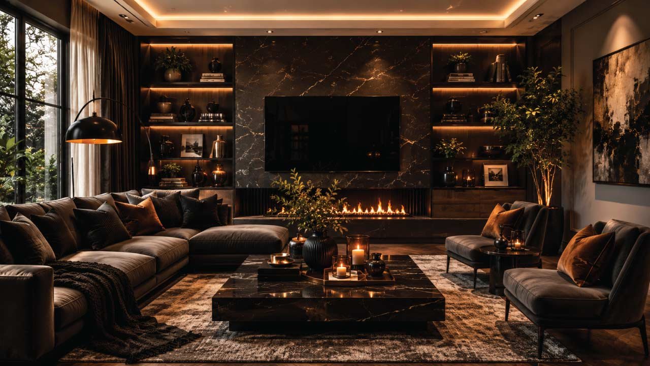 Dark Aesthetic Living Room Ideas That Look Luxurious