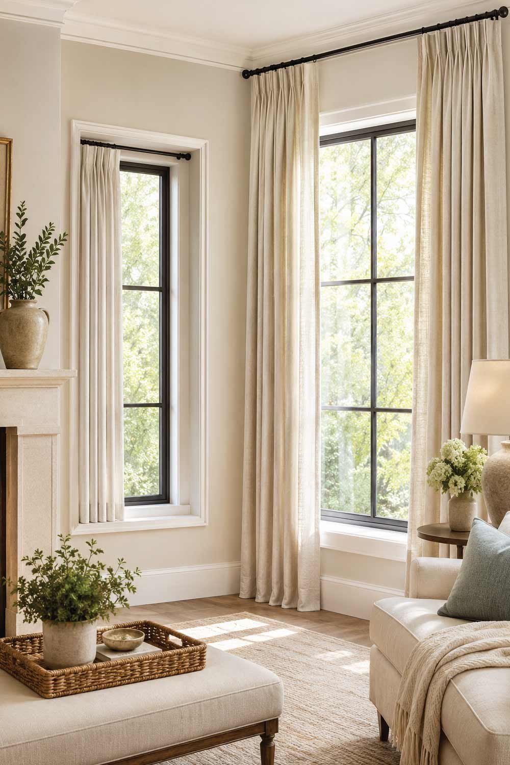 Decide How You’ll Hang the Curtains