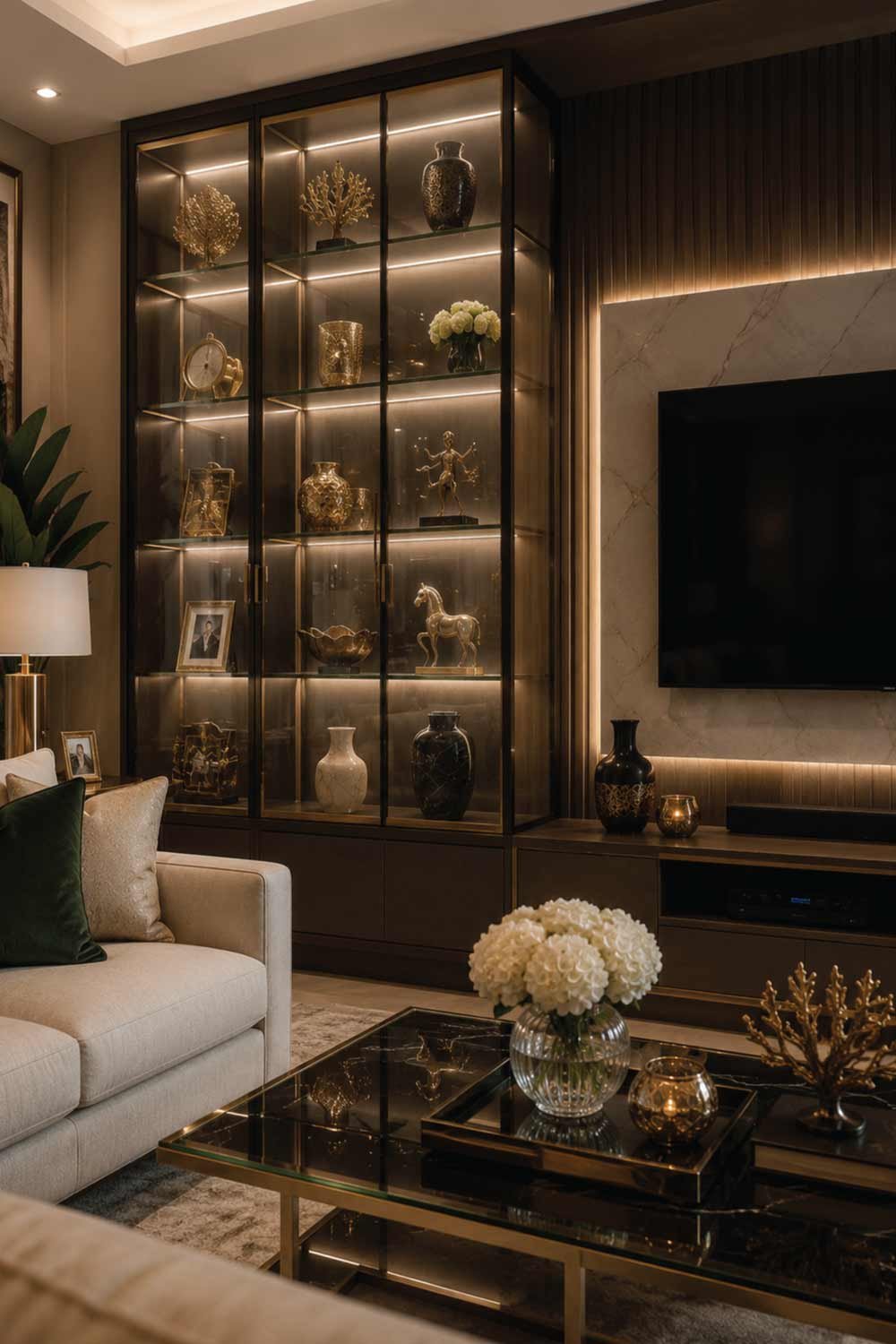Designer Glass Display Cabinets