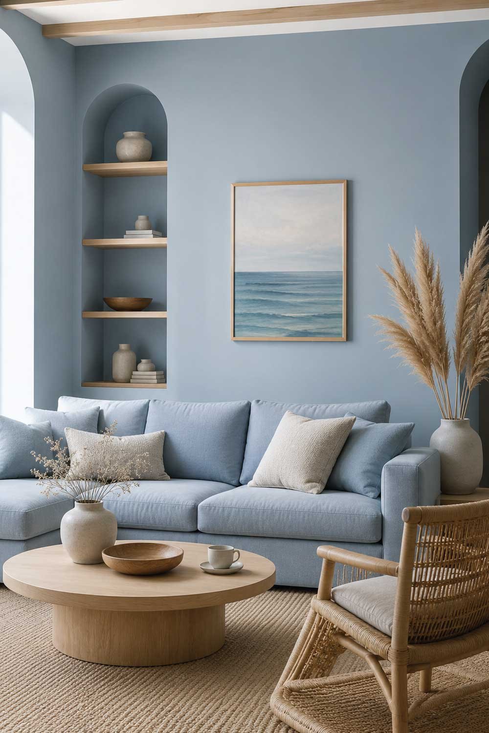 Dusty Blue for Calm Designer Spaces