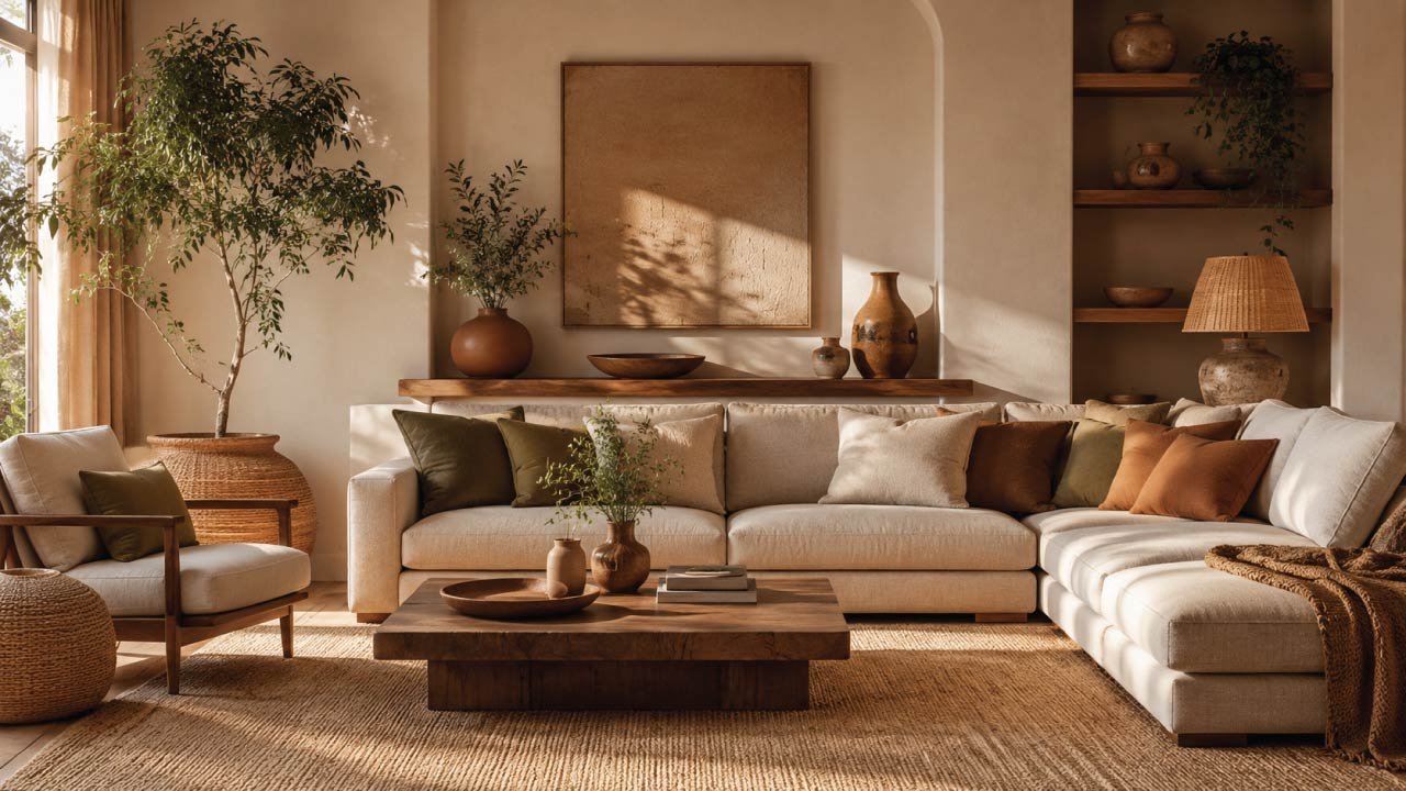 Earth Tone Living Room Decor Ideas