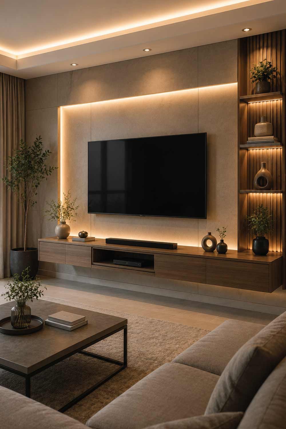 Floating Wall Entertainment Unit