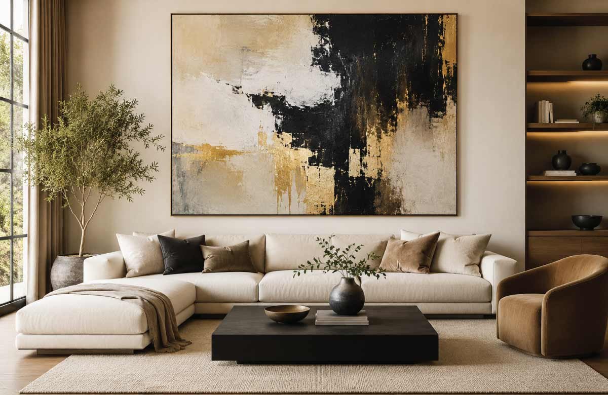 Go Bold with One Oversized Artwork