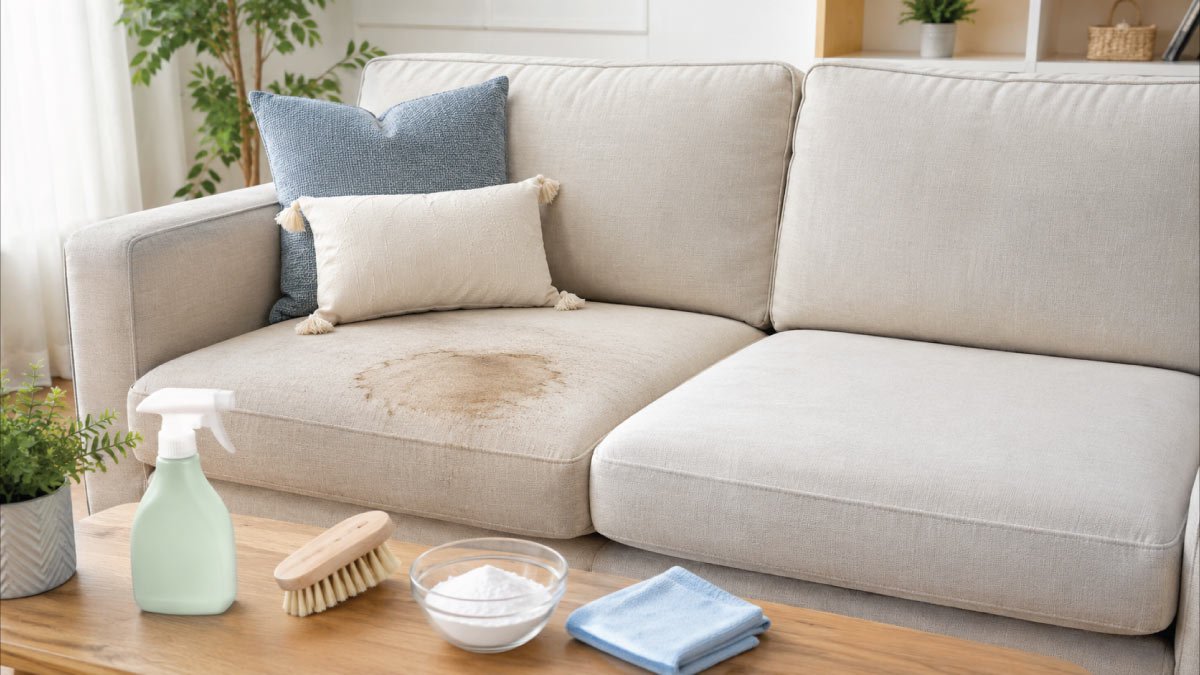 How to Clean Fabric Sofa Stains at Home