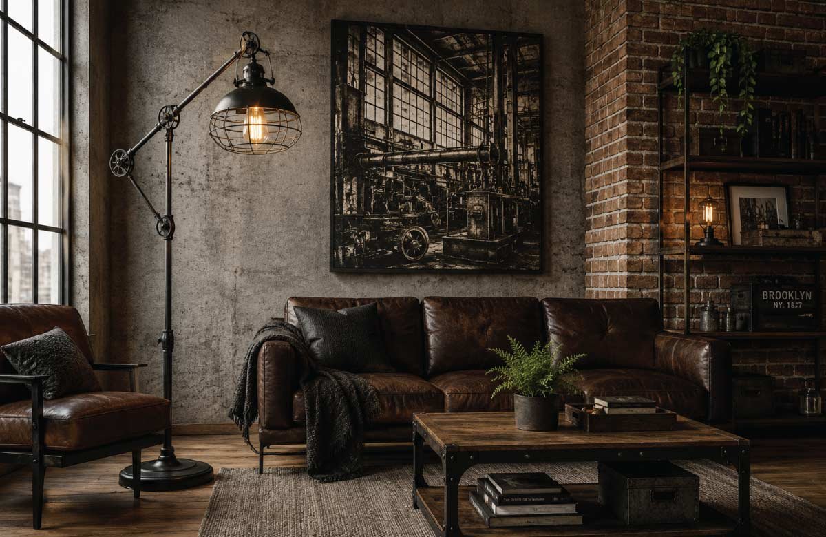 Industrial Floor Lamps for Urban Style
