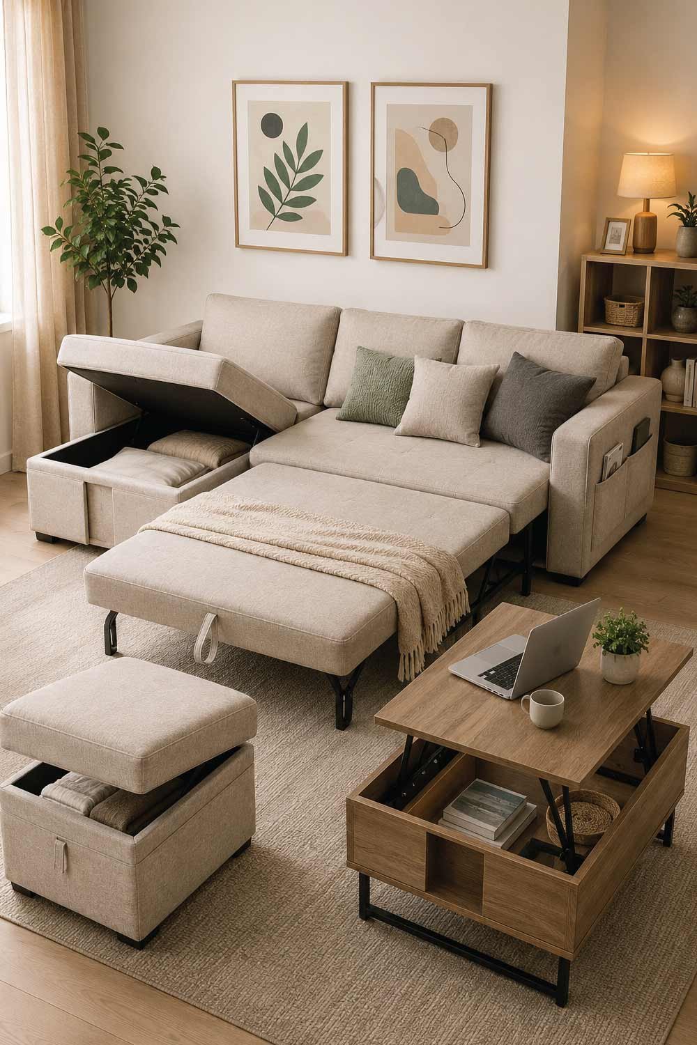 Inexpensive Multi-Purpose Furniture Pieces
