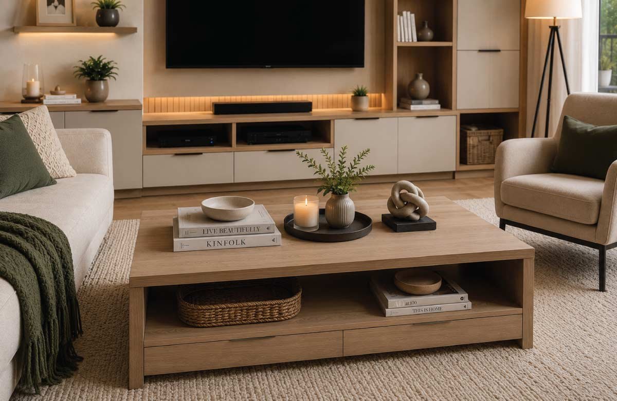 Keep a Minimal but Meaningful Coffee Table