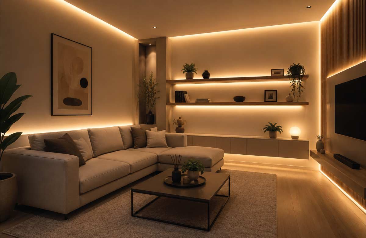 LED Strip Lamps for Subtle Illumination