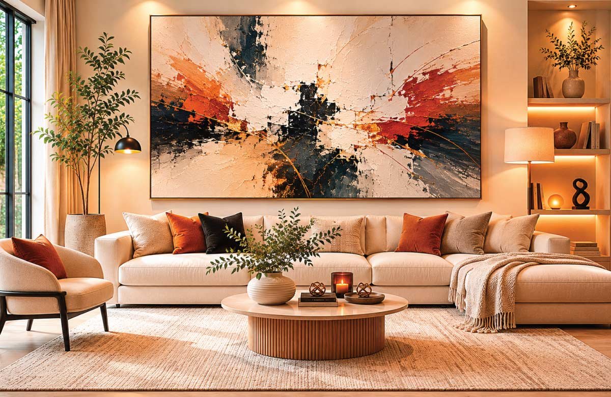 Large-Scale Abstract Statement Art
