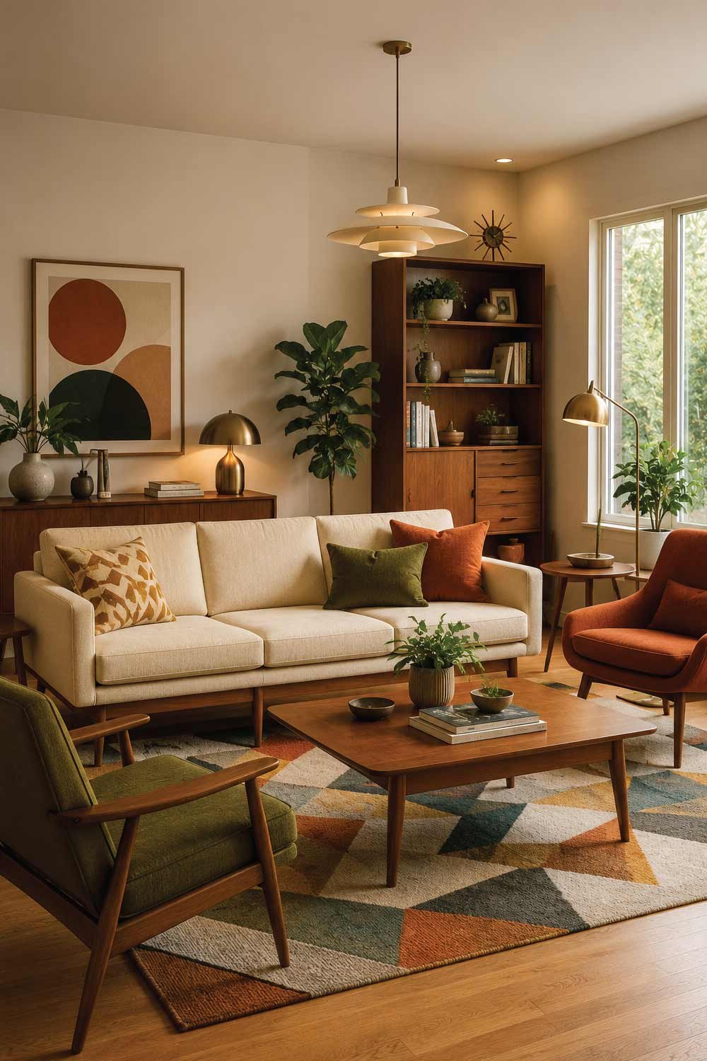 Mid-Century Modern Furniture Setup