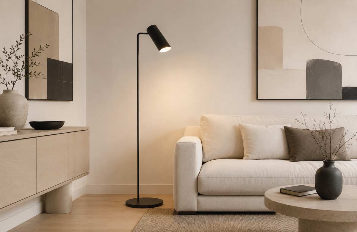 Minimalist Floor Lamps for Clean Interiors