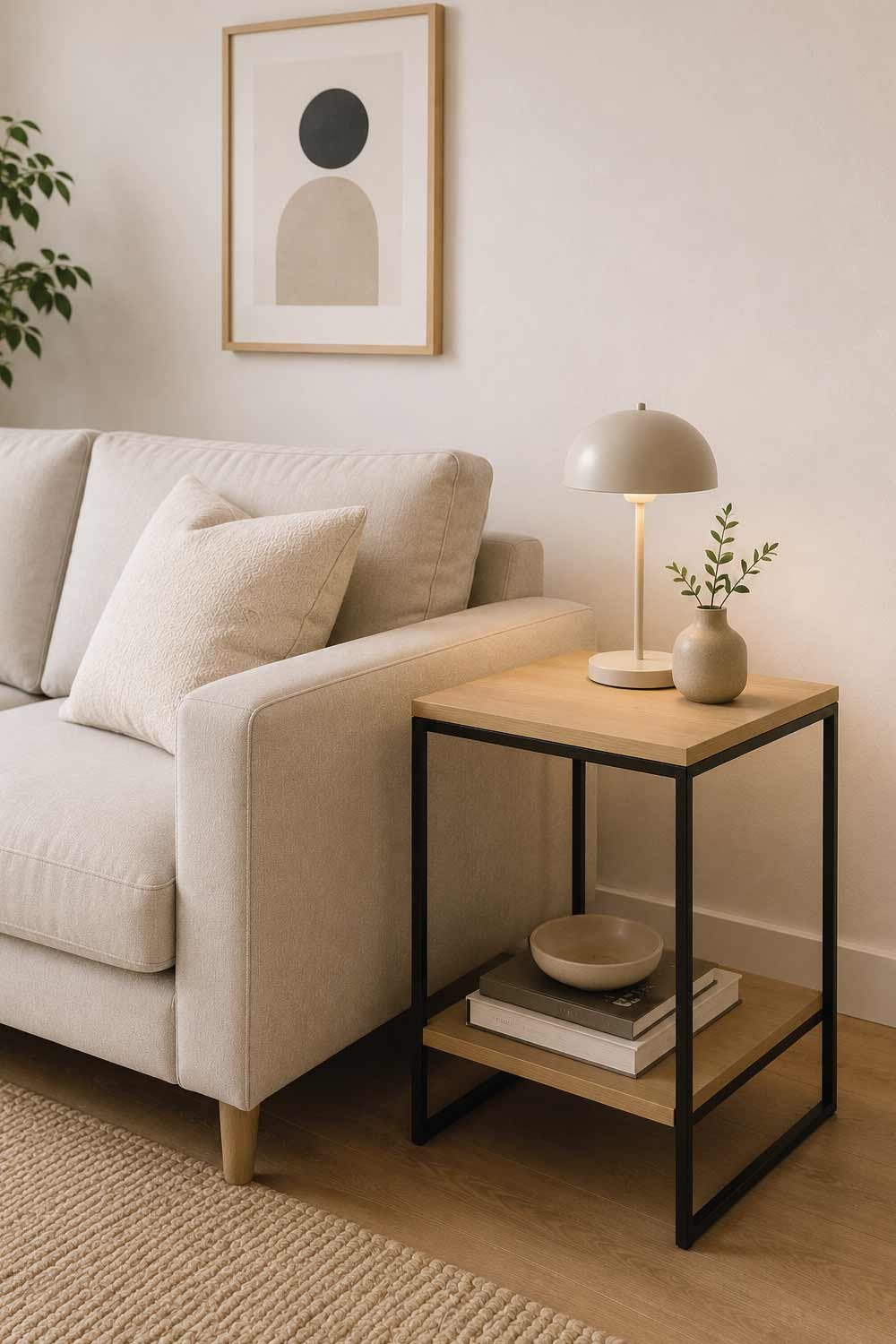Minimalist Side Tables with Single-Function Design