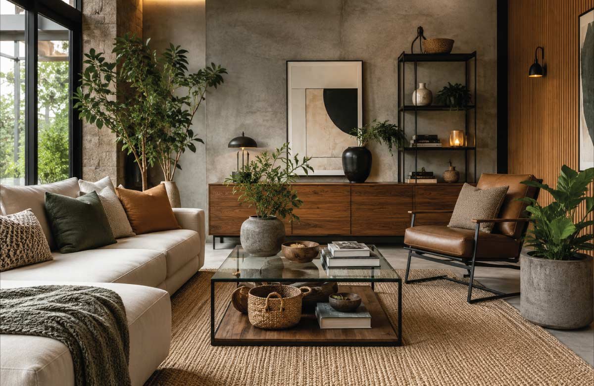 Mix Modern and Natural Elements