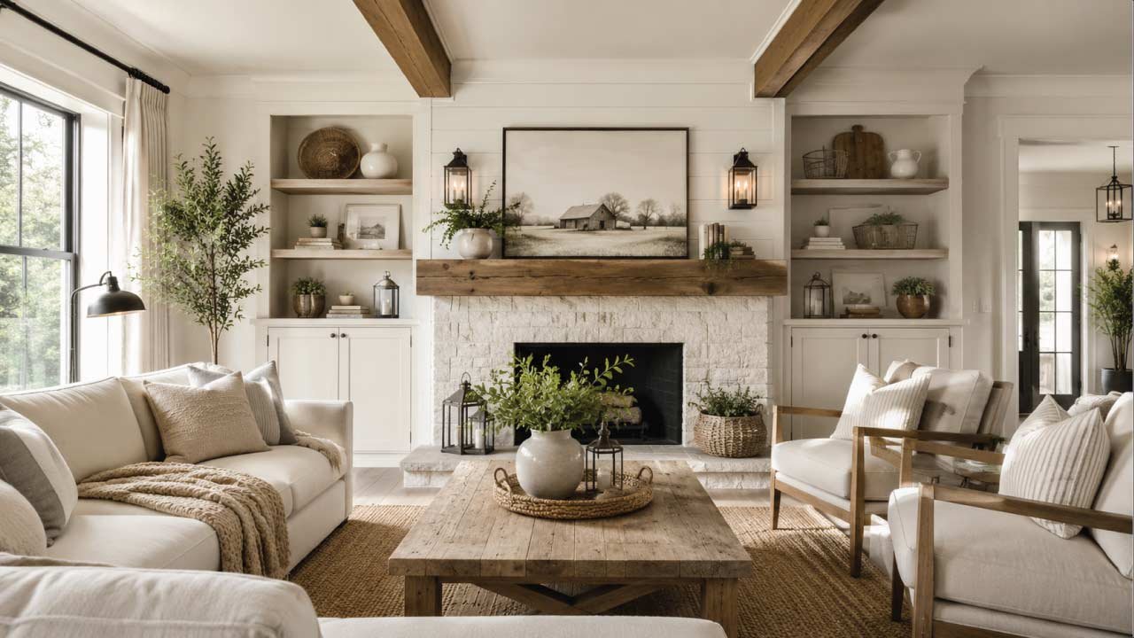 Modern Farmhouse Living Room Decor Ideas