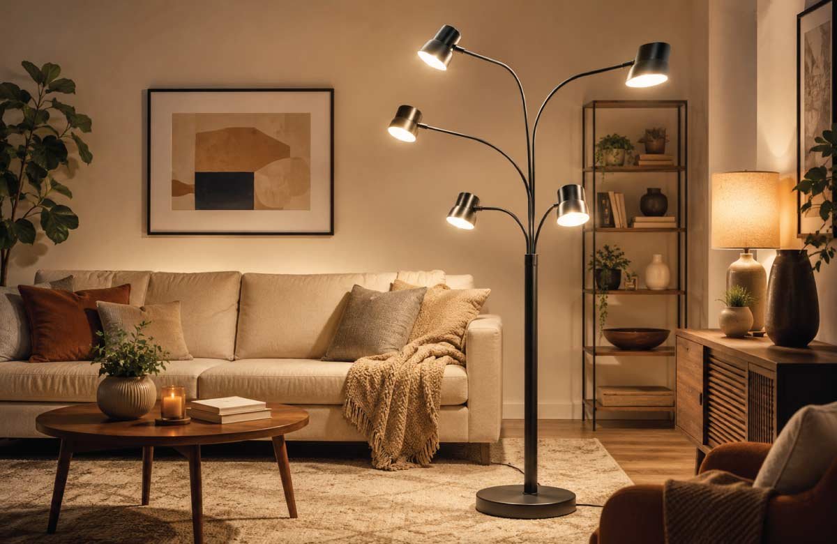 Multi Light Floor Lamps for Balanced Brightness