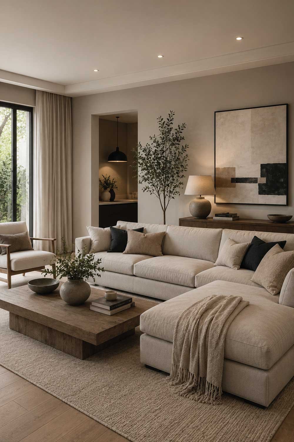 Muted Greige for Soft Modern Calm