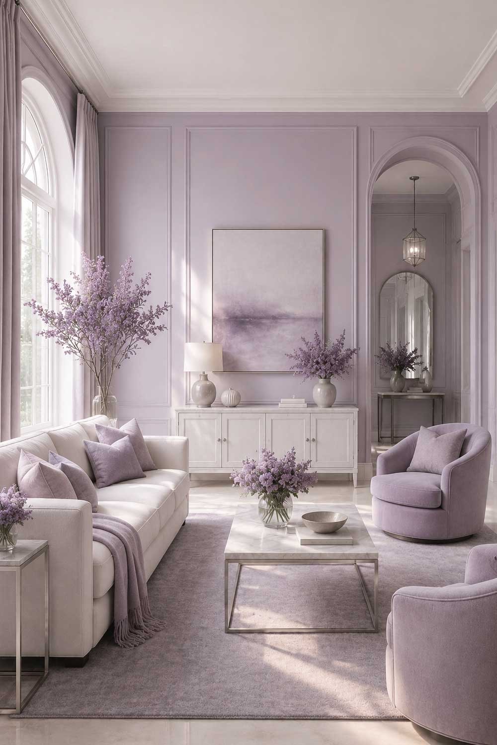 Muted Lavender for Calm Elegant Charm