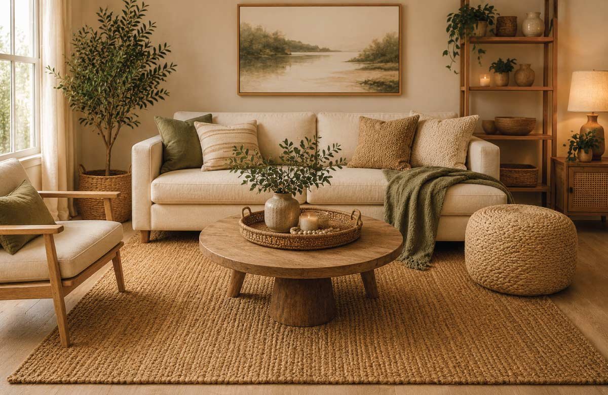 Natural Fiber Rugs for an Organic Feel