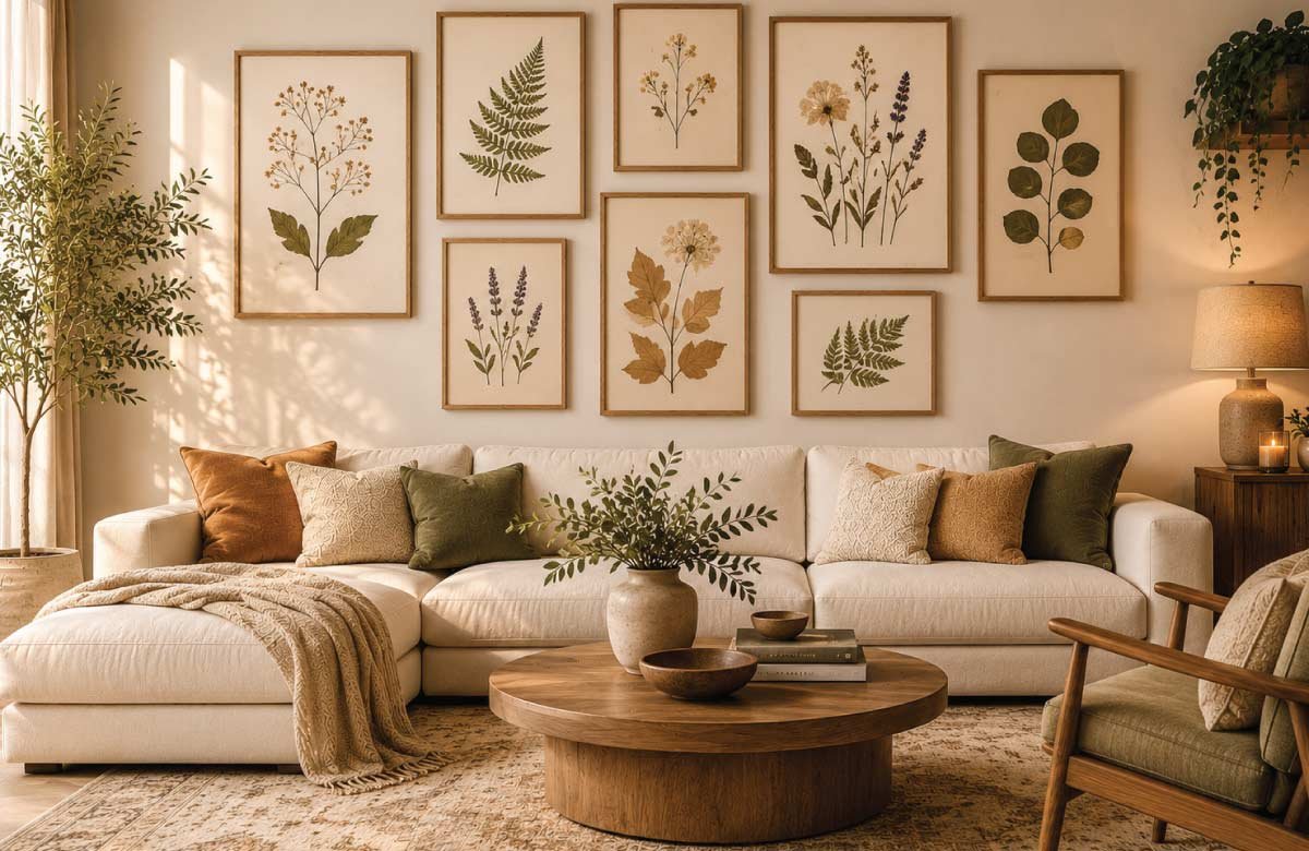 Nature Inspired Pressed Art