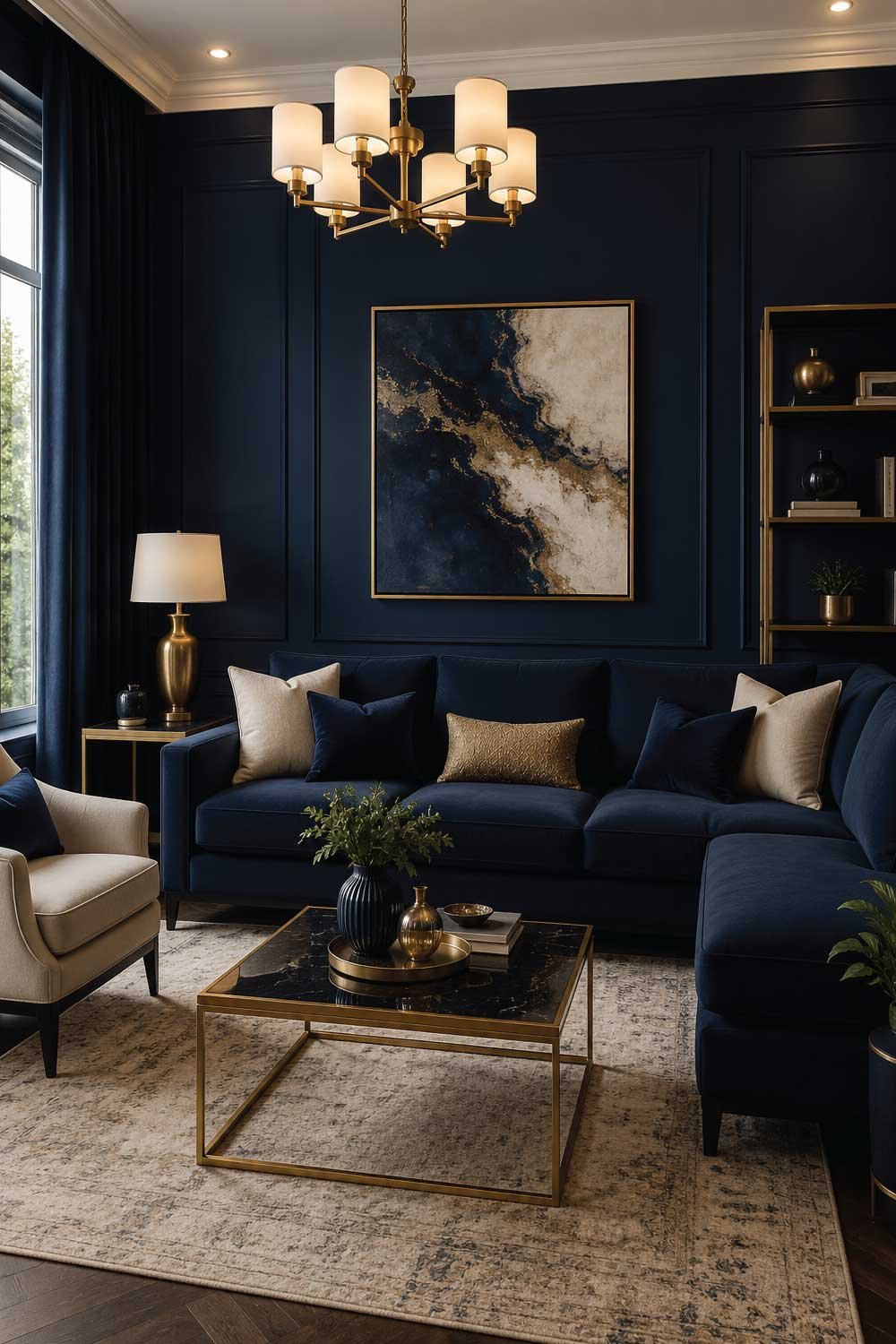Navy Blue for Bold and Elegant Mood