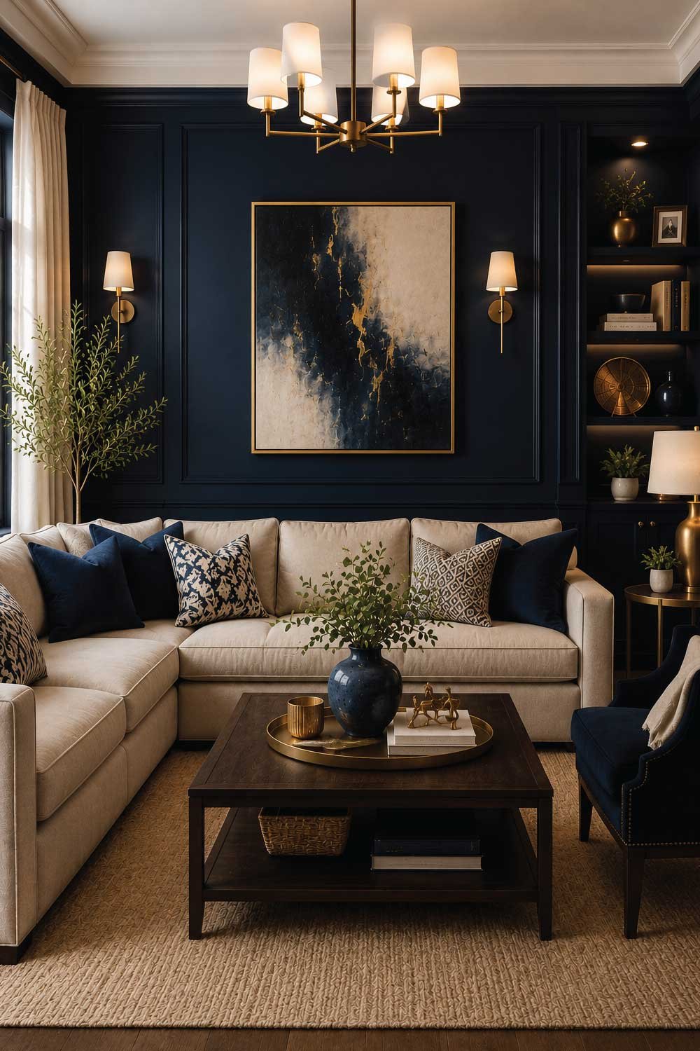 Navy Blue for Timeless Designer Elegance