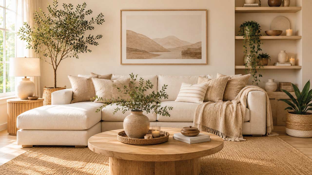 Neutral Aesthetic Living Room Ideas for a Calm Home
