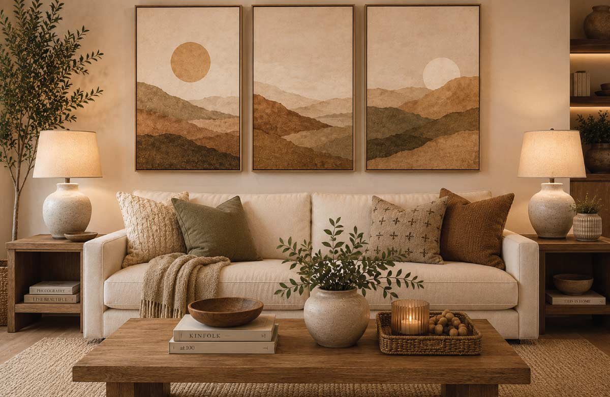 Neutral and Earth-Tone Artwork