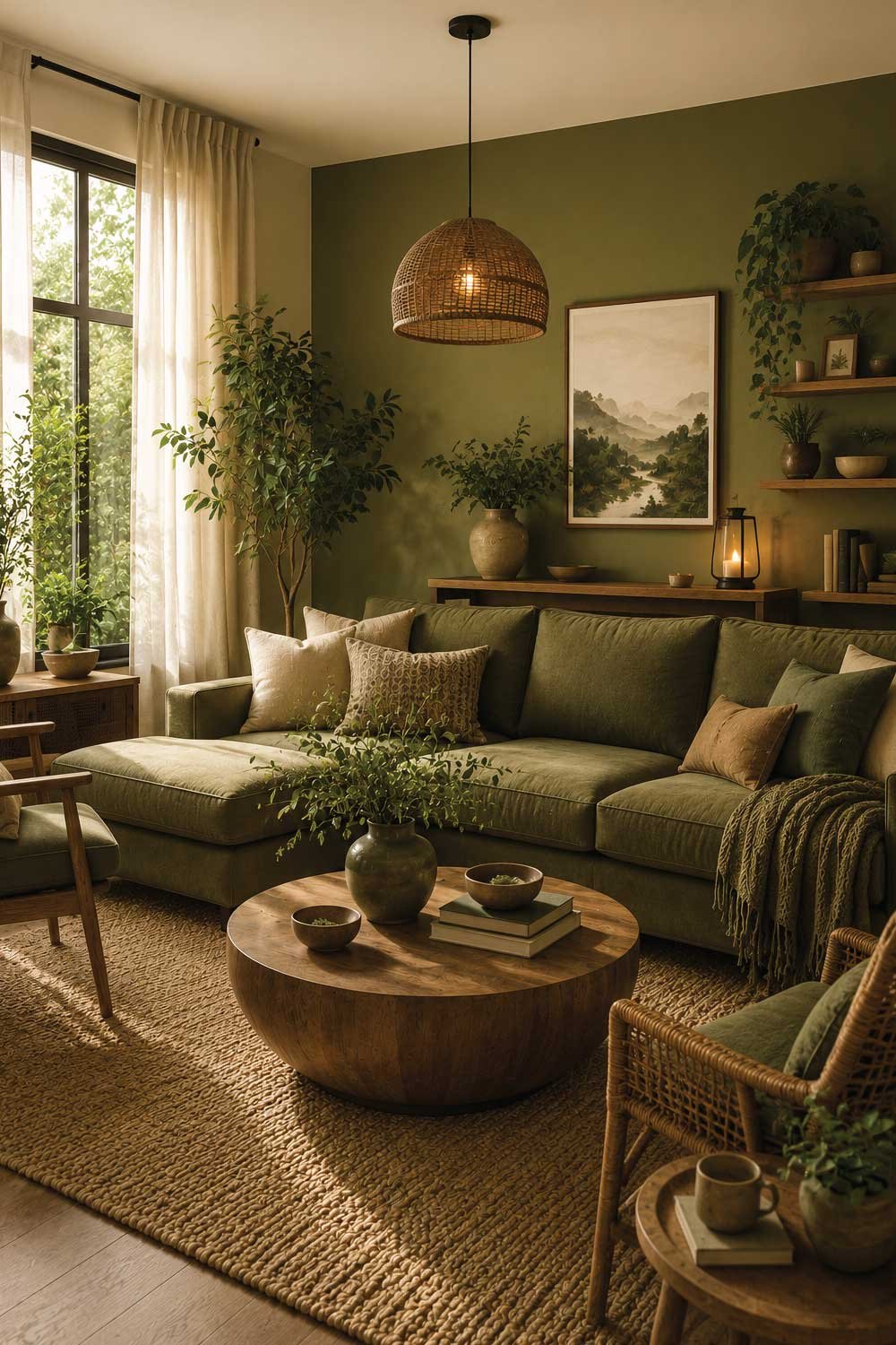 Olive Green for Natural Cozy Vibes