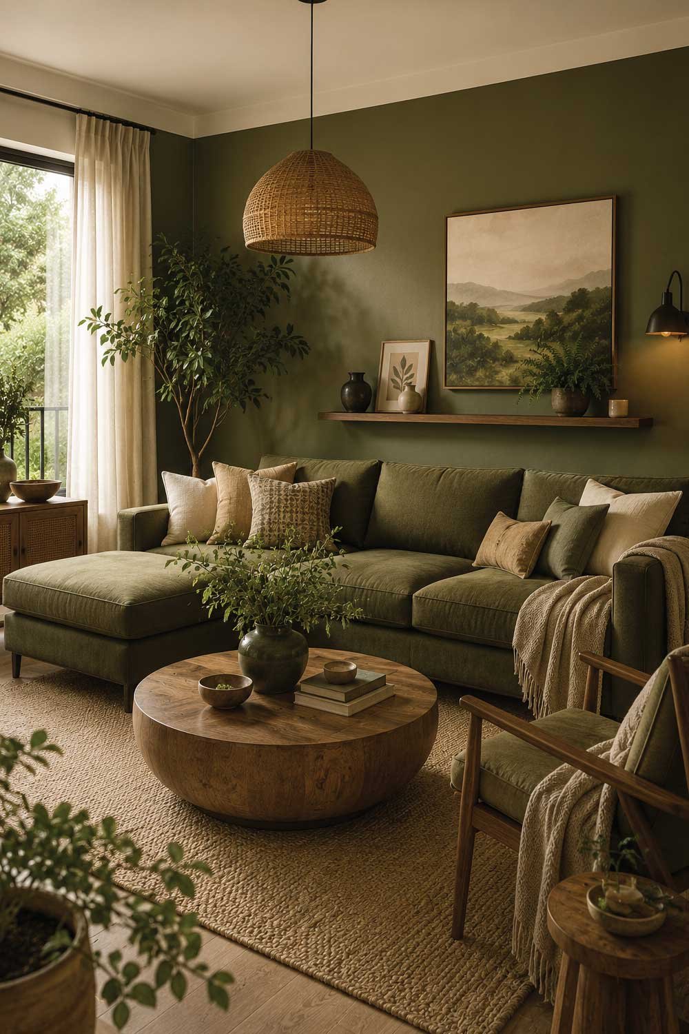 Olive Green for Natural and Earthy Mood