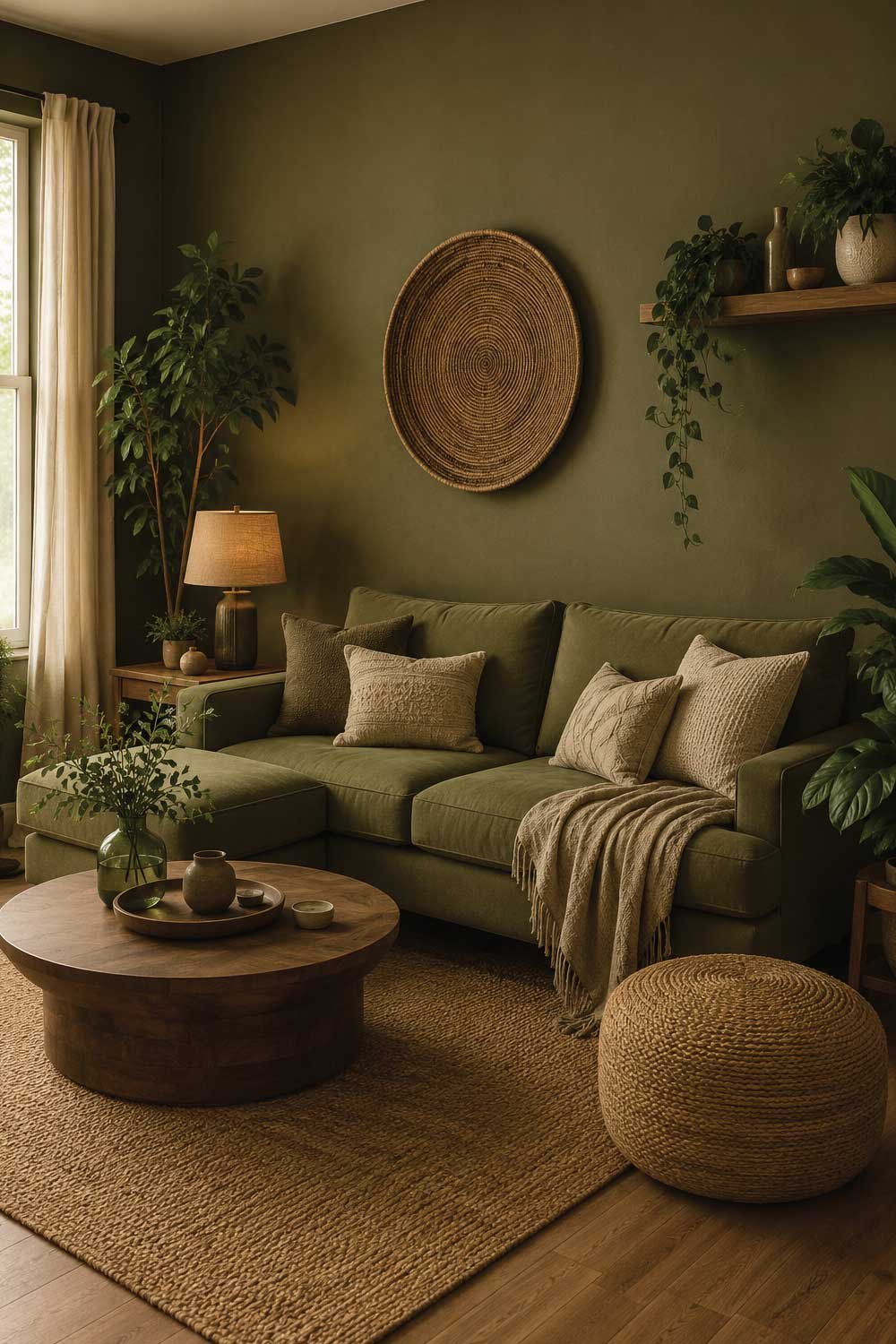 Olive Green for Organic Designer Aesthetic