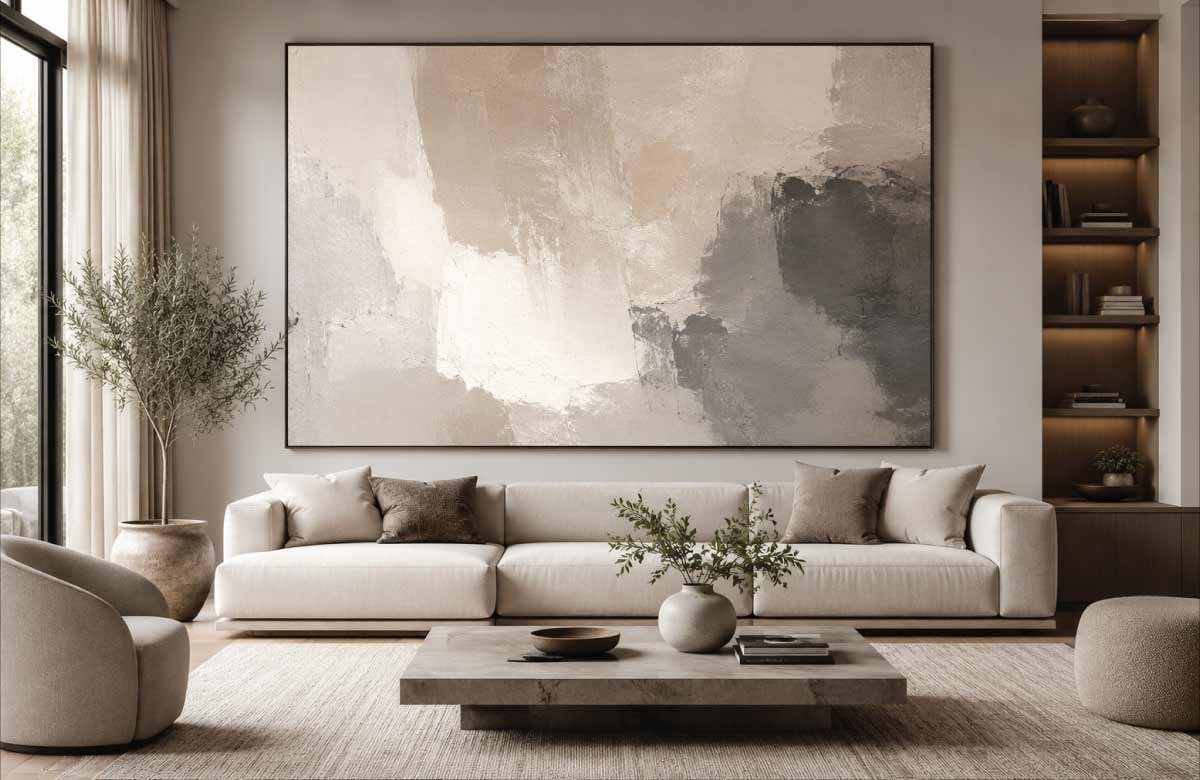 Oversized Abstract Canvas