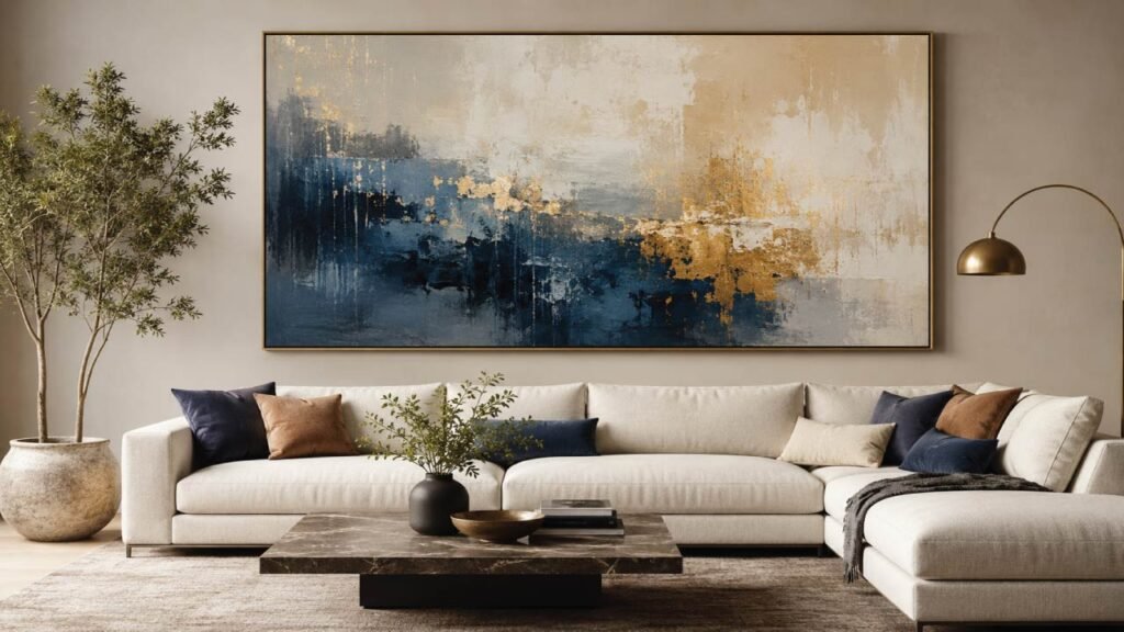 Oversized Wall Art Ideas for Living Rooms
