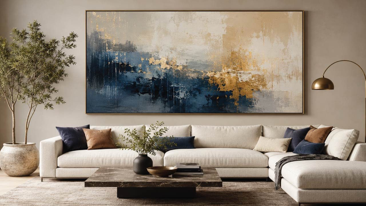 Oversized Wall Art Ideas for Living Rooms