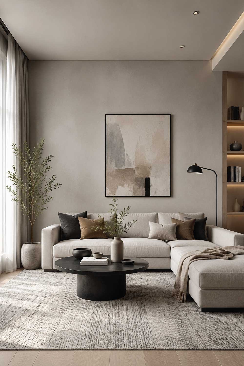 Pale Gray Beige for Modern Soft Balance