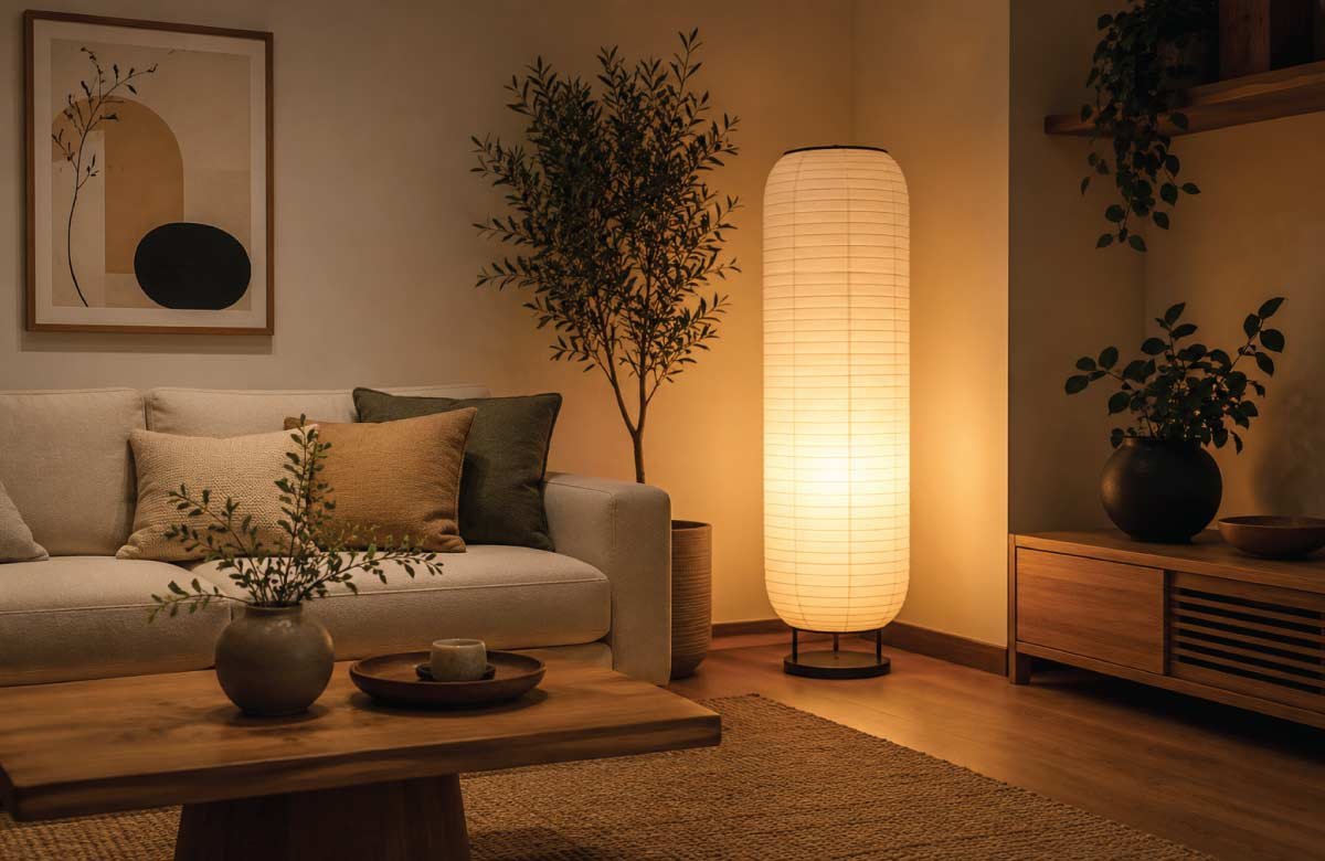 Paper Shade Lamps for a Soft Glow